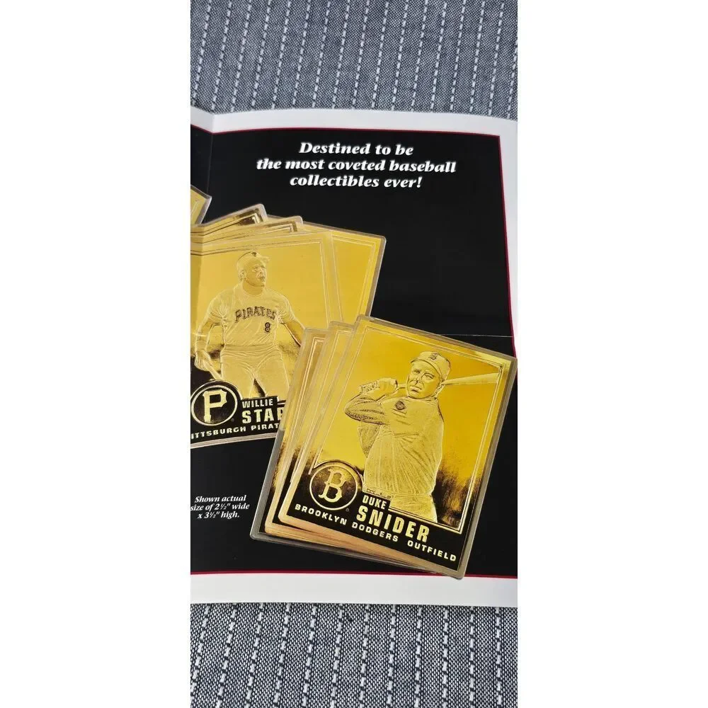 Danbury Mint 1996 Babe Ruth 22K gold card